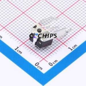 GT-TC102A-H050-L1 Tactile Switch Through hole,6.1x6.1mm Switch Single Pole Single Throw Round Button 1.6N Right Angle Insert - Product Image 2