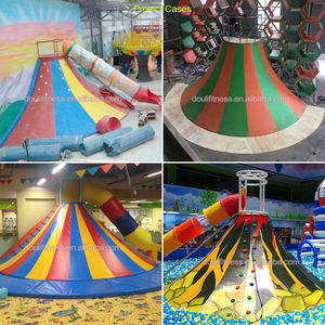 Aire de jeux pour enfants personnalisable de rêve intérieur attrayant volcan souple escalade toboggan mur équipement de terrain de jeu - Product Image 4