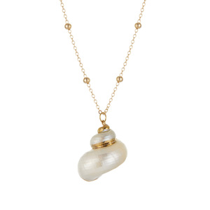 Nouveau Collier Pendentif Coquillage Plaqué Or 2026 – Style Bohème Minimaliste, Breloque Conque Naturelle, Bijou Coquillage Cauris, Cadeau Idéal pour Fille - Product Image 4