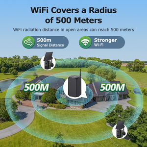 SECTEC Ubox Pro WIFI 家庭中心太阳能摄像头套件迷你隐藏式迷彩防水500米距离信号Wifi中继器闭路电视摄像头 - Product Image 2