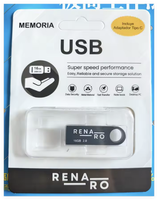 Memoria USB Metálica Mini Personalizada con Adaptador Tipo-C en Blister, Regalo Promocional OEM, 4GB 8GB