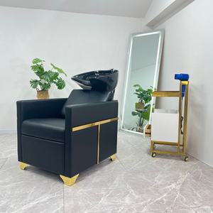 Qumeng 2024 New Model Modern Durable <b>Shampoo</b> Bed Hair Salon Beauty Salon Special <b>Shampoo</b> <b>Chair</b> Salon Furniture Synthetic Leather - Product Image 2