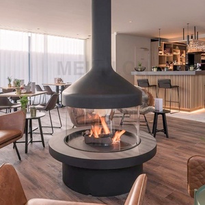 MEISU.CH Poêle à bois autoportant personnalisable, Ornement décoratif d'intérieur, Cheminée murale suspendue <span class=keywords><strong>au</strong></span> <span class=keywords><strong>gaz</strong></span> - Product Image 1