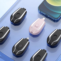 Mini Power Pod d'urgence à charge rapide, Power Bank, Chargeur portable porte-clés