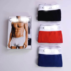 C&amp;K 3-Piece Luxury Design Men's Underwear High Elasticity Antibacterial Eco-Friendly Mid-Rise Large Size Designer <strong>Boxer</strong> - Product Image 3