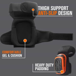 Sıcak satış profesyonel koruyucu donanım dizlik Brace jel diz koruma ağır Kneepads - Product Image 4