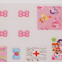 Feuilles d'autocollants en polyimide robustes en gros, motifs animaux mignons, étiquettes couleur pastel haute définition pour papeterie et journalisation