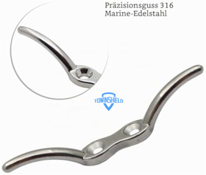 <span class=keywords><strong>4</strong></span> crochets de fixation robustes en acier inoxydable pour cordes de mât de drapeau - Product Image 3