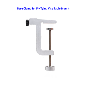 Support de table à pince en C pour visse à mouches, base de fixation en alliage d'aluminium pour visse à mouches de pêche à la <span class=keywords><strong>mouche</strong></span> - Product Image 6