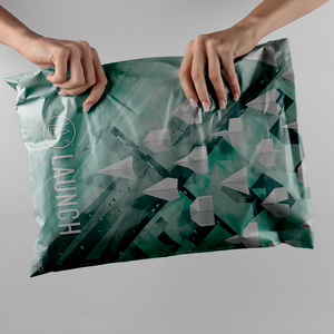 Sac postal écologique en poly sarcelle Sac de courrier auto-scellant avec logo personnalisé en plastique recyclé pour chaussures chaussettes <span class=keywords><strong>colis</strong></span> <span class=keywords><strong>d</strong></span>'expédition - Product Image 6