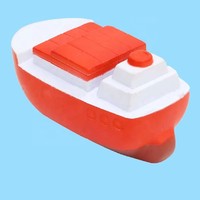 Balle anti-stress en mousse PU haute densité en forme de bateau, à remontée lente, pour soulager l'anxiété, jouet de bureau