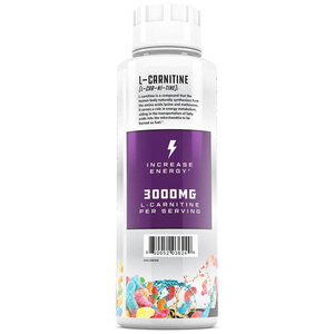 Liquid Carnitine 3000 Sour Gummy <b>Worm</b> 31 Servings Oral Liquid Energy Supplement for Adults - Product Image 6