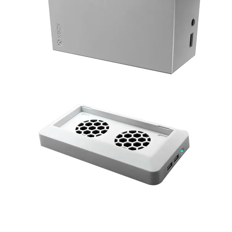 For Xboxes Series S Console Vertical Stand For Xboxes Series S Cooling Fan Station With Built-in Cooling Vents