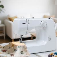 Máquina de Coser Doméstica Portátil Mini JK1216 Jukky, Marca en Oferta, con Mesa de Extensión, Mesin Jahit Rumah Tangga