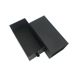 新款热销定制黑色抽屉包装纸盒内衣冲击包装印刷