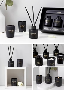 <span class=keywords><strong>Coffret</strong></span> Cadeau de Luxe Artisanal Moderne pour la Saint-Valentin : Bougie en Cire de Soja à l'Huile Essentielle, Parfum Longue Durée, dans un Pot en Verre - Product Image 5