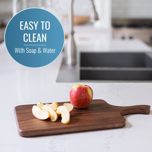 Planche à découper en bois d'érable polyvalente Planche à découper de cuisine naturelle et durable, épaisse et réversible - Product Image 3