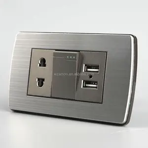 Light Switch 2 Hole Home Wall Sockets USB C Multimedia Wall Socket Switches usb wall switches