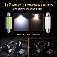 C5W feston LED ampoule Canbus 31/36/39/41MM 12V 3014 36SMD 6000K voiture intérieur dôme carte coffre plaque d'immatriculation lumières