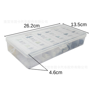 HE48 Nylon Rivet <b>Clips</b> Fasteners 166Pcs For Toyota Mitsubishi <b>Cars</b> Auto Repair Parts - Product Image 3