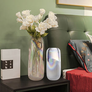 Nobel Milk Color Sicilian Flower Support for Wall Plant Bohemia <b>Crystal</b> Candy <b>Vases</b> Purple - Product Image 1