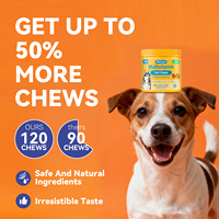 Suplemen Kunyah Multivitamin Beiyuan untuk Anjing Formula 12-in-1 Kualitas Manusia Mendukung Pertumbuhan Anak Anjing, Kesehatan Lansia, Kesehatan Sendi, Kulit, dan Imunitas