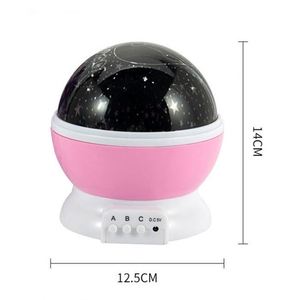 Colorful <b>LED</b> Starry Projector Lamp 360-Degree Rotating Night <b>Light</b> Modern ABS Night Gift Lamp for Children's Bedroom - Product Image 6