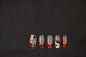 Kits de nail art à presser faits à la main, forme amande courte française, motifs animaux de dessin animé, 10 <span class=keywords><strong>faux</strong></span> <span class=keywords><strong>ongles</strong></span> faciles à poser, design réaliste pour le DIY - Product Image 2