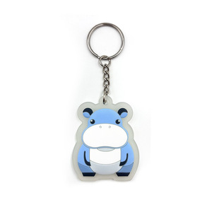 Custom 2D PVC Keychain Molded Rubber <b>Key</b> <b>Tag</b> for Tourist Souvenir Museum Gift Bulk Supply - Product Image 5
