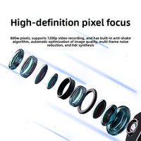 Gafas con Cámara IA de Molde Privado OEM, Control Táctil y por Botones, Marco TR90, Traducción en Tiempo Real 1080P, Foto, Video, Música, Llamadas, Inteligentes, IPX-5