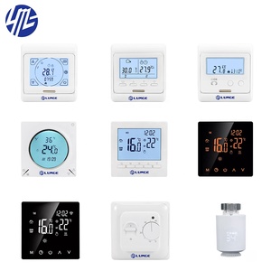 Termostato eléctrico programable, termostato de pantalla táctil con superficie de espejo - Product Image 3