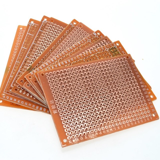 (Electronic Components)PCB Board 5x7 PCB 5cm 7cm DIY Prototype Paper PCB Universal Board