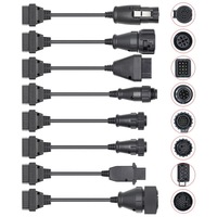 Juego de Cables 8 en 1 para Camiones, Adaptador OBD2 Multidiag TCS 150e CDP, Cable de Herramienta de Diagnóstico Completo