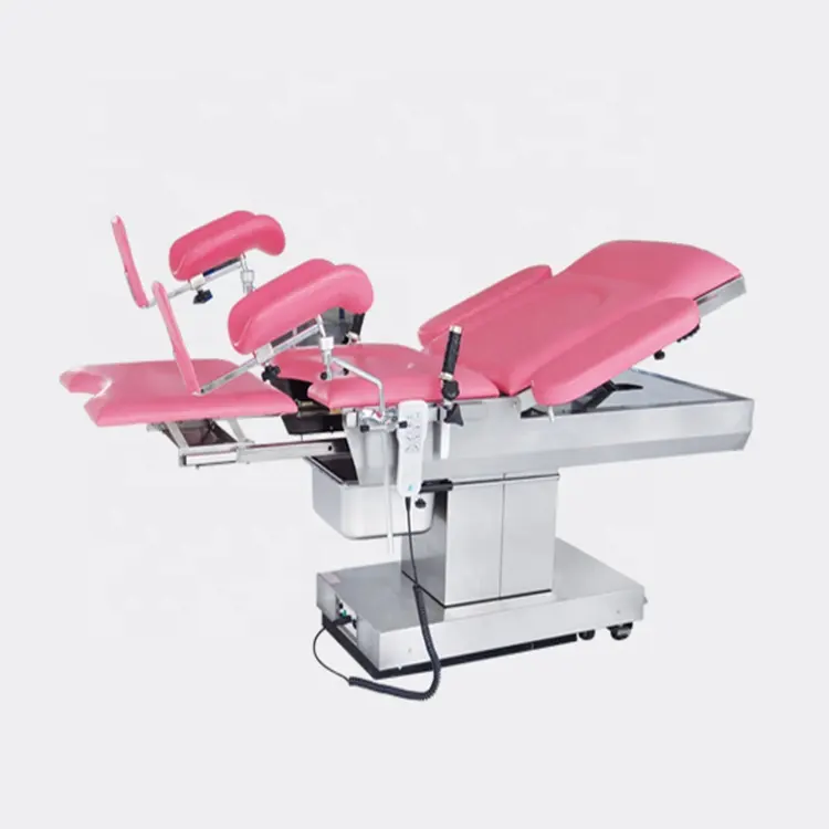 Cadeira ginecológica para obstetrícia, mesa elétrica multifuncional para exame de obstetrícia e ginecologia