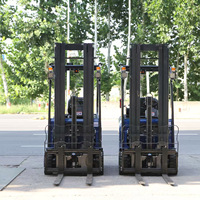 Pabrik Manufaktur Forklift Listrik Roda Tiga 1.6 2 2.5 Ton Baterai Lithium-Ion Forklift Side Shifter untuk Logistik