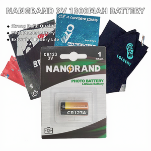מותאם אישית <span class=keywords><strong>3</strong></span> וולט 1300mah cr123a סוללת ליתיום יון עם כרטיסיות עבור מכשירי חשמל ביתיים - Product Image 5