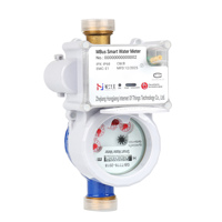 Compteur d'eau intelligent en cuivre pur à connexion filetée de type rotor prépayé filaire Mbus 20 mm R80 4 m³/h