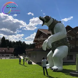 만화 풍선 필름 캐릭터 모델 타의 추종을 불허하는 거대한 포효 전투 곰