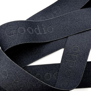 Bandoulière élastique en satin Lanière en sangle avec logo personnalisé Sangle élastique jacquard pour soutien-gorge - Product Image 6