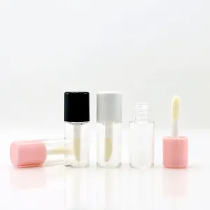 1ml 3ml 5mlプラスチック化粧品空リップグロスチューブコンテナ在庫ありゴールドミニチューブ