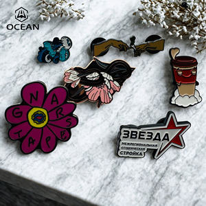 Fabrication de badges à épingle de style vintage, badge à épingle personnalisé, badge ovale - Product Image 3