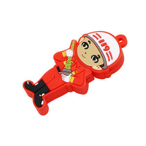 De dibujos animados bombero modelo Pendrive 32GB 64GB 16GB 8GB 4GB Pen Drive extintor de fuego Usb flash Drive memoria Stick - Product Image 4