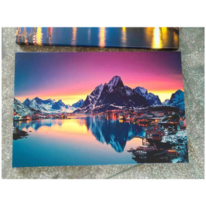 Impresión en Lienzo Estirado <span class=keywords><strong>de</strong></span> Paisaje Natural Moderno a Todo Color, Playa Oceánica, para Decoración <span class=keywords><strong>de</strong></span> Hoteles - Product Image 3
