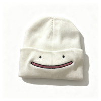 Bonnet tricoté unisexe brodé motif Smiley mignon, chaud et coupe-vent, collection Automne-Hiver 2026