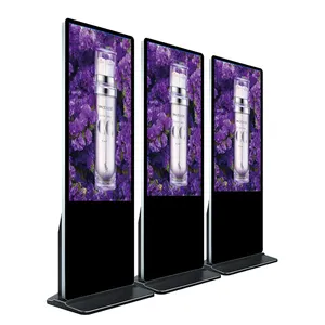 Stand Alone Wifi Verbinding Android Systeem Cms Software Waterdichte Lcd-scherm Vloerstandaard Digital Signage Outdoor Voor Display Ad