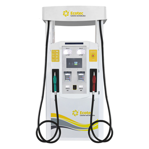 Distributeur de carburant en libre-service Ecotec en aluminium à double buse, pompe intelligente Nayax POS, débit de 45 L/MIN, certifié ISO - Product Image 1