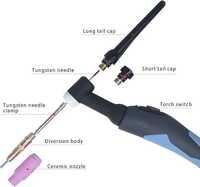 Torche de soudage TIG, pistolet de soudage MIG, torches de soudage à l'argon refroidies à l'air, compatibles avec les soudeurs TIG MIG