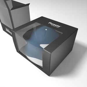 Boîtes d'expédition en carton ondulé avec logo personnalisé, imprimées en couleur, pour chapeaux - Product Image 5