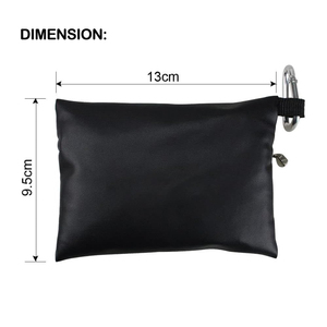 Bolsa de <span class=keywords><strong>Golf</strong></span> de PU Negra al por Mayor, Bolsa de Cintura de <span class=keywords><strong>Golf</strong></span> Resistente al Agua de Primera Calidad, Bolsa de Almacenamiento de Pelotas de <span class=keywords><strong>Golf</strong></span> con Logotipo Personalizado - Product Image 2