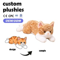 Peluche personnalisée en forme de cheval, jouet en peluche lesté, design mignon, super doux, rembourrage en coton PP, personnalisable